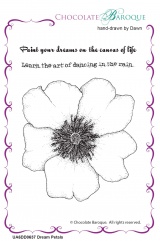 Dream Petals unmounted rubber stamp set - A6